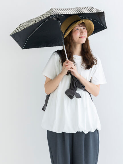 【Wpc.×Samansa Mos2】コンパクト日傘（ホワイト/ブラック/ブラウン）｜Samansa Mos2（サマンサ モスモス）通販