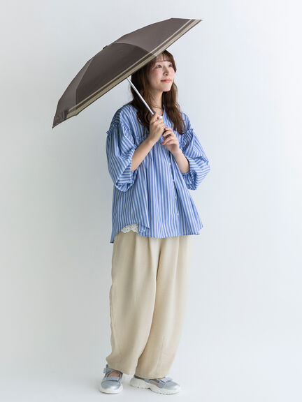 【Wpc.×Samansa Mos2】コンパクト日傘（ホワイト/ブラック/ブラウン）｜Samansa Mos2（サマンサ モスモス）通販