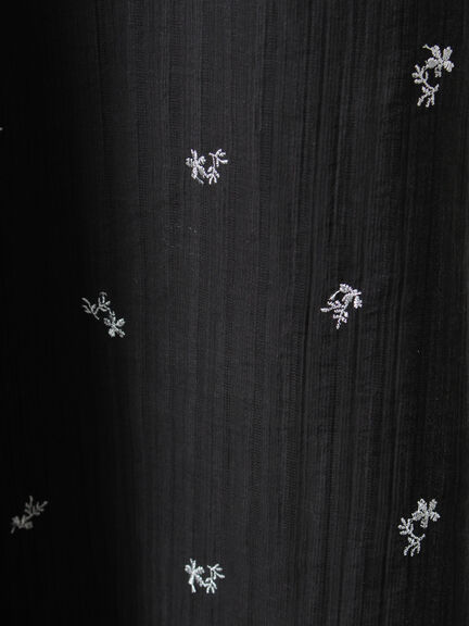 シアー楊柳刺繍キャミソールワンピース（オフホワイト/ブラック/ミント）｜Samansa Mos2（サマンサ モスモス）通販