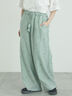 シアー楊柳刺繍イージーパンツ（ミント）｜Samansa Mos2（サマンサ モスモス）通販