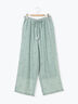 シアー楊柳刺繍イージーパンツ（オフホワイト/ブラック/ミント）｜Samansa Mos2（サマンサ モスモス）通販
