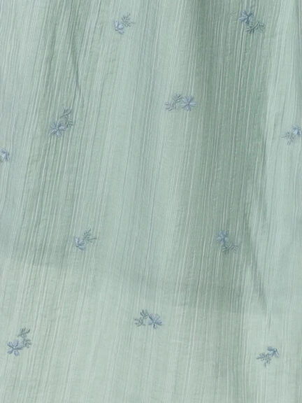 シアー楊柳刺繍イージーパンツ（オフホワイト/ブラック/ミント）｜Samansa Mos2（サマンサ モスモス）通販