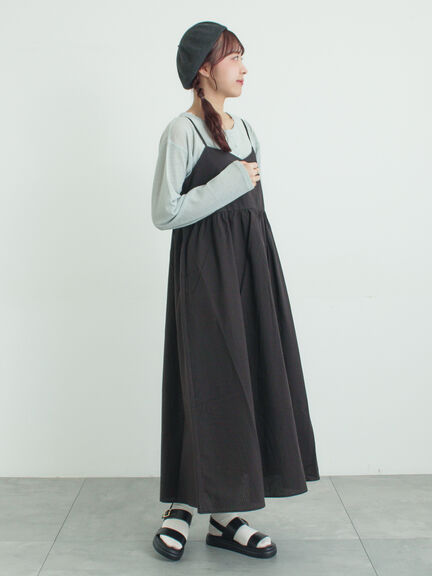 バックリボンキャミワンピース（ブラック/ブラウン/サックスブルー）｜Samansa Mos2（サマンサ モスモス）通販