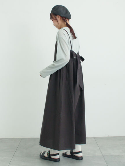 バックリボンキャミワンピース（ブラック/ブラウン/サックスブルー）｜Samansa Mos2（サマンサ モスモス）通販