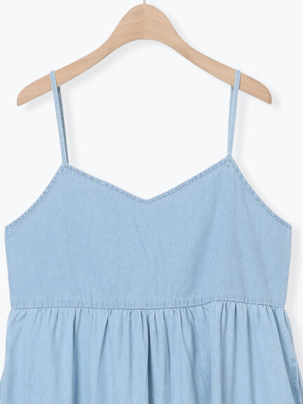 バックリボンキャミワンピース（ブラック/ブラウン/サックスブルー）｜Samansa Mos2（サマンサ モスモス）通販