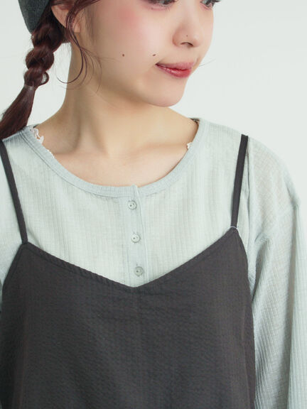 バックリボンキャミワンピース（ブラック/ブラウン/サックスブルー）｜Samansa Mos2（サマンサ モスモス）通販