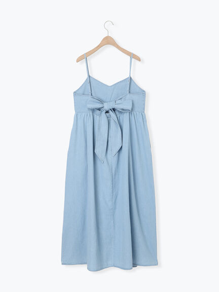 バックリボンキャミワンピース（ブラック/ブラウン/サックスブルー）｜Samansa Mos2（サマンサ モスモス）通販