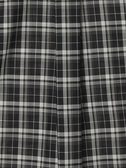 【マルチウェイ/イージーケア】チェック柄ビッグシャツ（グレー/ブラック/ベージュ）｜Samansa Mos2（サマンサ モスモス）通販