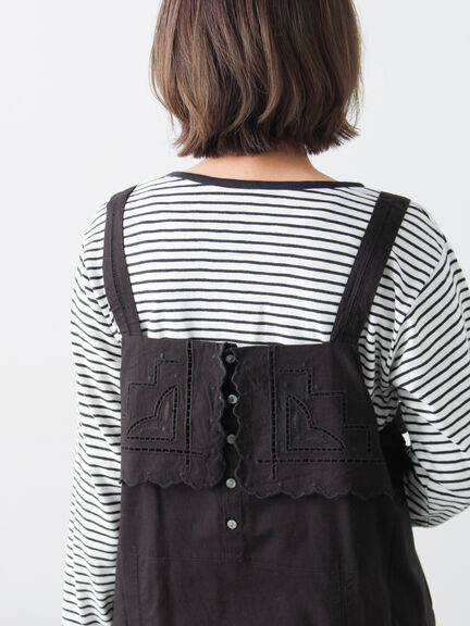 カットワーク刺繍キャミチュニック（オフホワイト/ブラック/サックスブルー）｜Samansa Mos2（サマンサ モスモス）通販