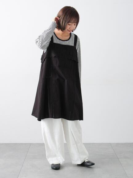 カットワーク刺繍キャミチュニック（オフホワイト/ブラック/サックスブルー）｜Samansa Mos2（サマンサ モスモス）通販