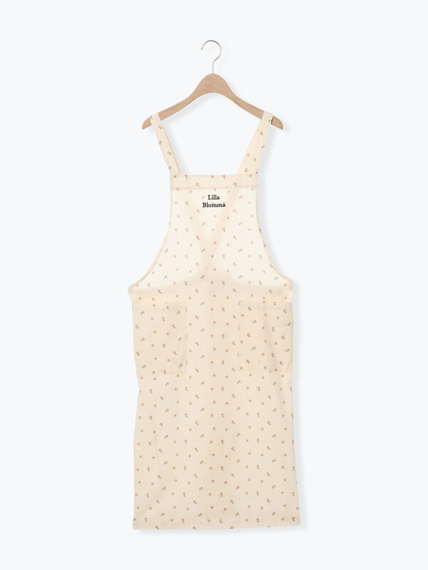 花柄ロゴ刺繍エプロン（キナリ）｜Samansa Mos2（サマンサ モスモス）通販