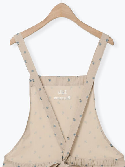 花柄ロゴ刺繍エプロン（ベージュ/キナリ）｜Samansa Mos2（サマンサ モスモス）通販