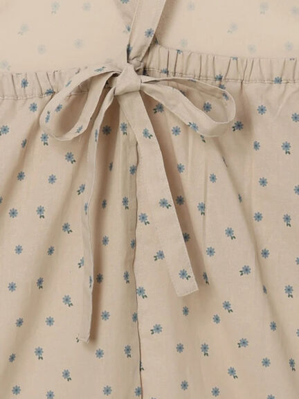 花柄ロゴ刺繍エプロン（ベージュ/キナリ）｜Samansa Mos2（サマンサ モスモス）通販