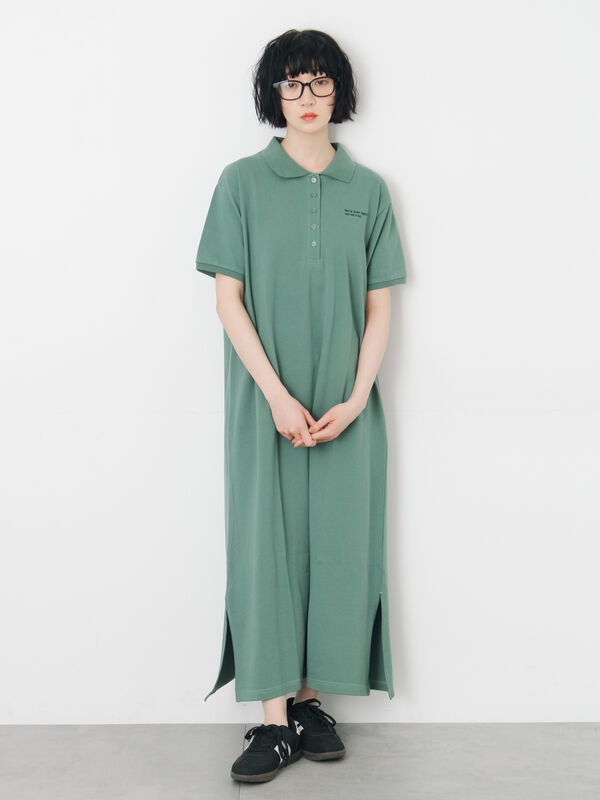 ポロワンピース（グレー/ブラック/グリーン）｜Samansa Mos2（サマンサ モスモス）通販
