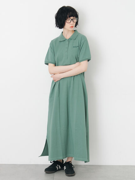 ポロワンピース（グレー/ブラック/グリーン）｜Samansa Mos2（サマンサ モスモス）通販