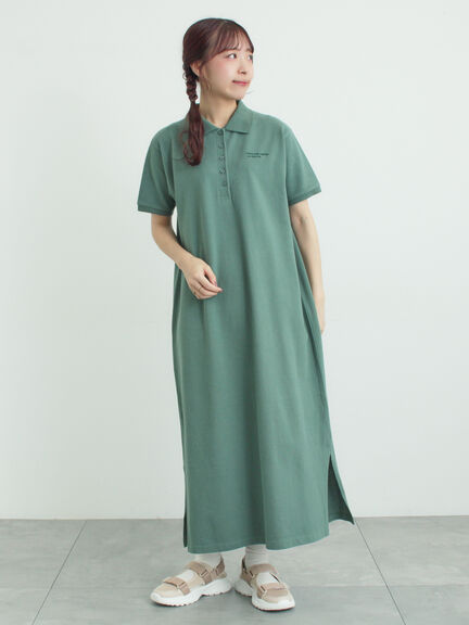 ポロワンピース（グレー/ブラック/グリーン）｜Samansa Mos2（サマンサ モスモス）通販