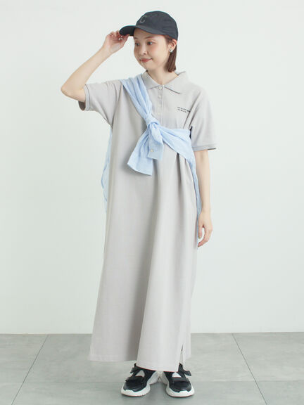 ポロワンピース（グレー/ブラック/グリーン）｜Samansa Mos2（サマンサ モスモス）通販