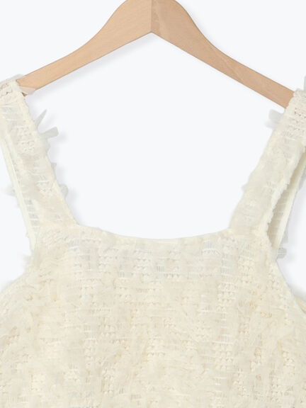 ファンシーヤーンビスチェ（ブラック/キナリ）｜Samansa Mos2（サマンサ モスモス）通販