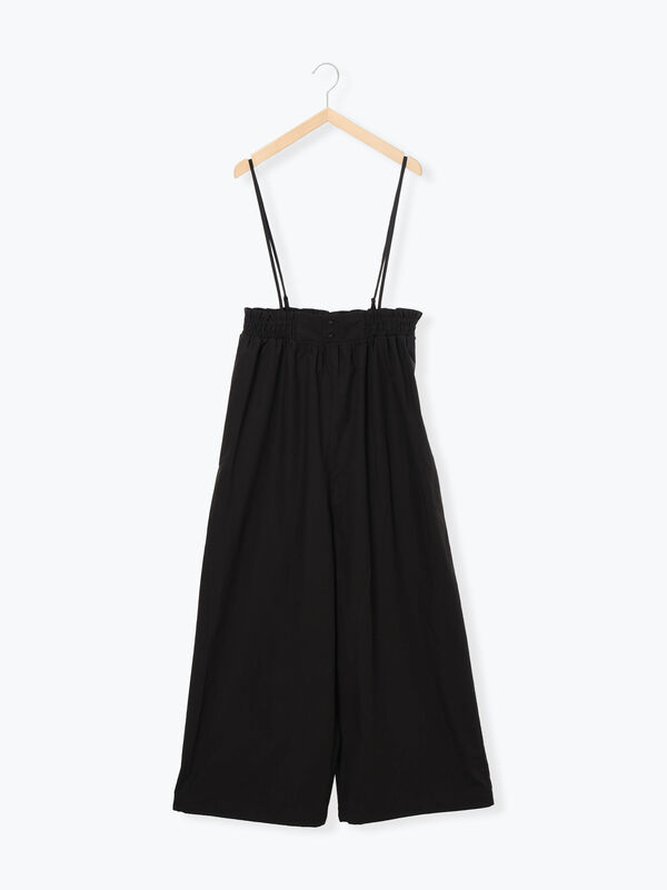 サス付きハイウエストパンツ（ブラック）｜Samansa Mos2（サマンサ モスモス）通販