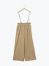 サス付きハイウエストパンツ（ブラック/ベージュ/カーキ）｜Samansa Mos2（サマンサ モスモス）通販