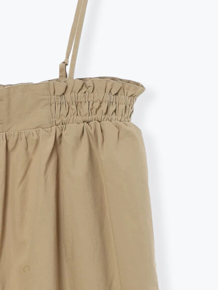 サス付きハイウエストパンツ（ブラック/ベージュ/カーキ）｜Samansa Mos2（サマンサ モスモス）通販