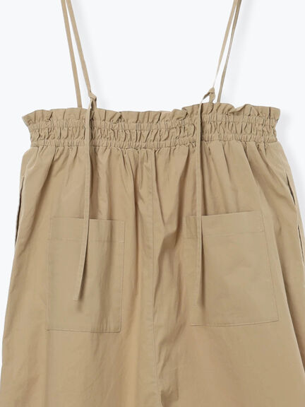 サス付きハイウエストパンツ（ブラック/ベージュ/カーキ）｜Samansa Mos2（サマンサ モスモス）通販