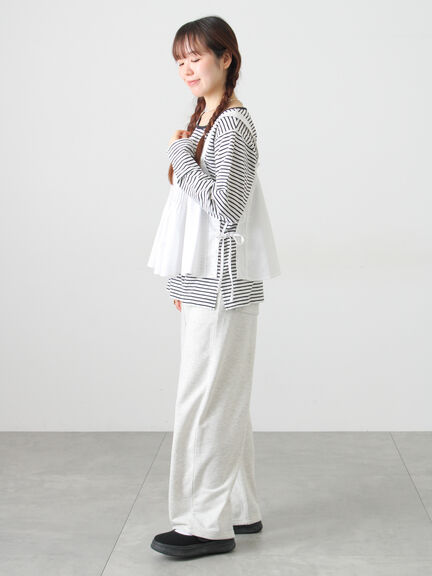 ピンタックレースビスチェ（オフホワイト/ブラック）｜Samansa Mos2（サマンサ モスモス）通販