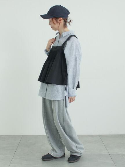 ピンタックレースビスチェ（オフホワイト/ブラック）｜Samansa Mos2（サマンサ モスモス）通販