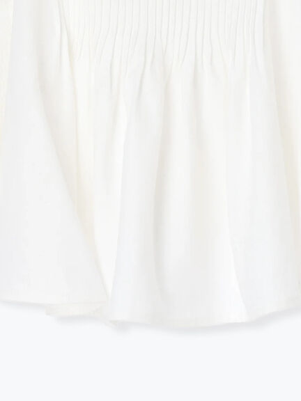 ピンタックレースビスチェ（オフホワイト/ブラック）｜Samansa Mos2（サマンサ モスモス）通販