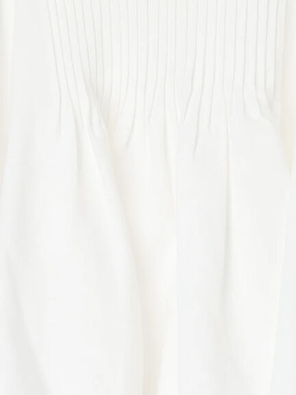 ピンタックレースビスチェ（オフホワイト/ブラック）｜Samansa Mos2（サマンサ モスモス）通販