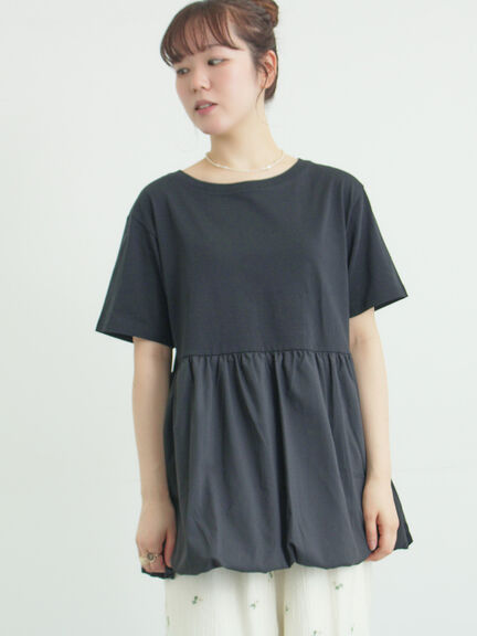 【多機能】バルーンコンビカットソー（オフホワイト/ブラック/ラベンダー）｜Samansa Mos2（サマンサ モスモス）通販