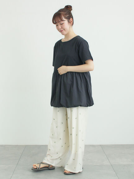 【多機能】バルーンコンビカットソー（オフホワイト/ブラック/ラベンダー）｜Samansa Mos2（サマンサ モスモス）通販