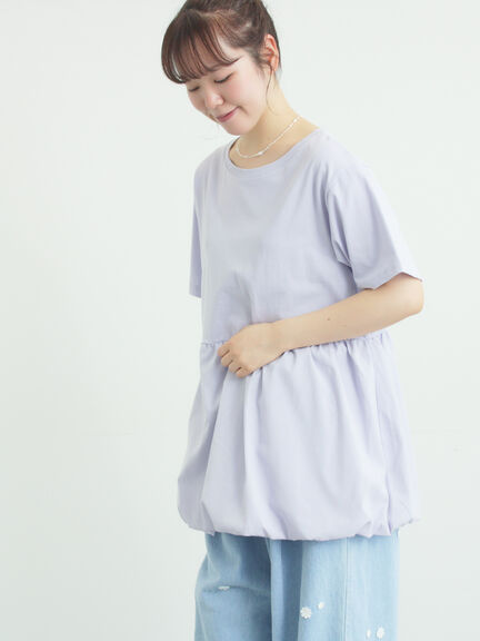 【多機能】バルーンコンビカットソー（オフホワイト/ブラック/ラベンダー）｜Samansa Mos2（サマンサ モスモス）通販