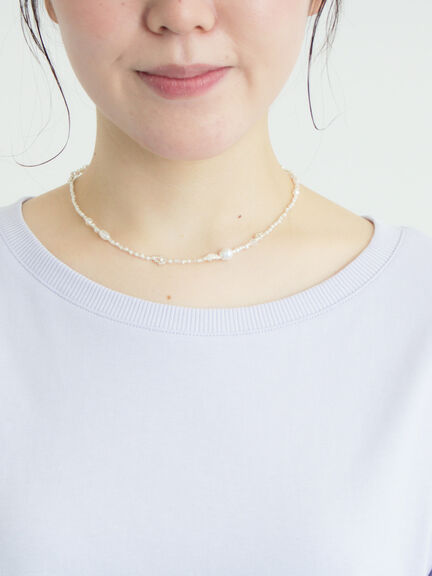 【多機能】バルーンコンビカットソー（オフホワイト/ブラック/ラベンダー）｜Samansa Mos2（サマンサ モスモス）通販