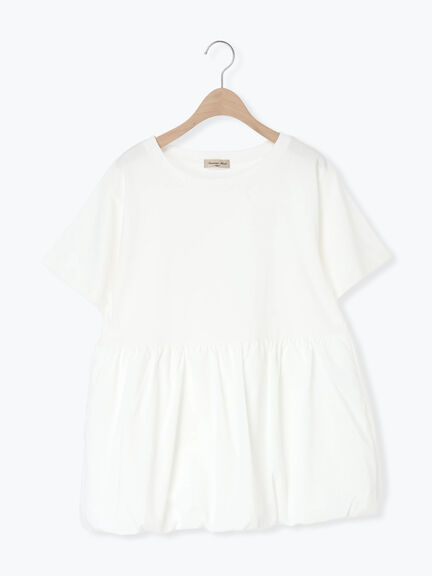 【多機能】バルーンコンビカットソー（オフホワイト/ブラック/ラベンダー）｜Samansa Mos2（サマンサ モスモス）通販