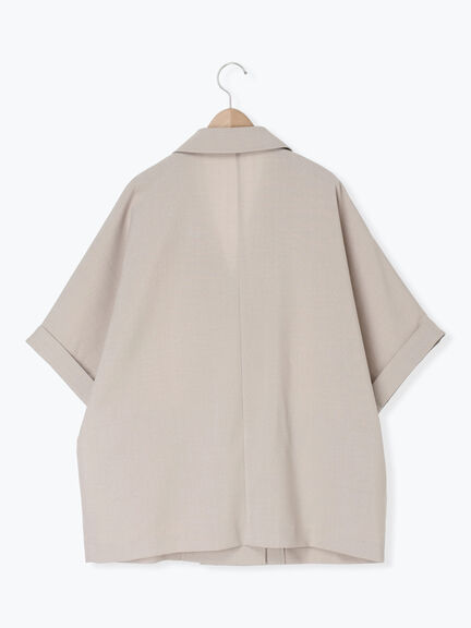 ダブル釦5分袖ジャケット（ブラック/ベージュ/カーキ）｜Samansa Mos2（サマンサ モスモス）通販