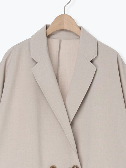 ダブル釦5分袖ジャケット（ブラック/ベージュ/カーキ）｜Samansa Mos2（サマンサ モスモス）通販