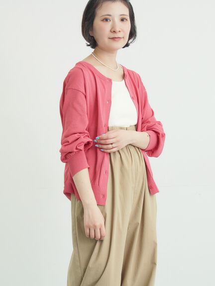 【多機能】ニットカーディガン（グレー/ブラック/ピンク/アイボリー）｜Samansa Mos2（サマンサ モスモス）通販