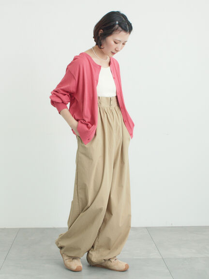 【多機能】ニットカーディガン（グレー/ブラック/ピンク/アイボリー）｜Samansa Mos2（サマンサ モスモス）通販