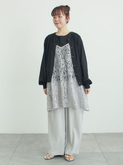 【多機能】ニットカーディガン（グレー/ブラック/ピンク/アイボリー）｜Samansa Mos2（サマンサ モスモス）通販