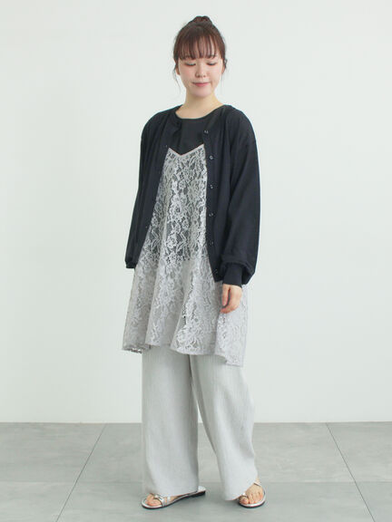 【多機能】ニットカーディガン（グレー/ブラック/ピンク/アイボリー）｜Samansa Mos2（サマンサ モスモス）通販