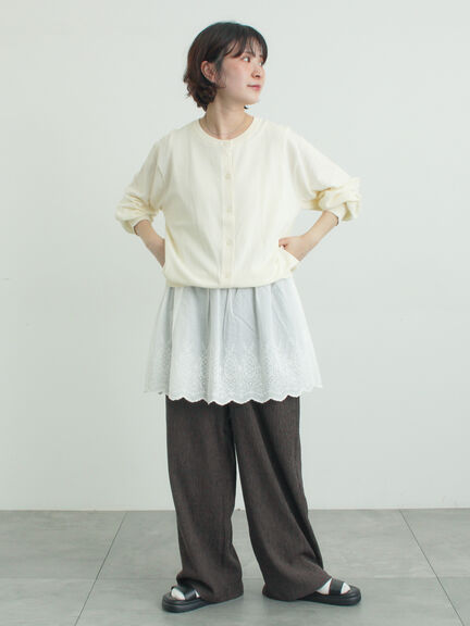 【多機能】ニットカーディガン（グレー/ブラック/ピンク/アイボリー）｜Samansa Mos2（サマンサ モスモス）通販