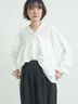 【多機能】フリル切替スキッパーシャツ（オフホワイト）｜Samansa Mos2（サマンサ モスモス）通販