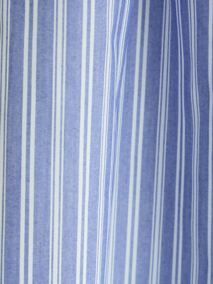 【多機能】フリル切替スキッパーシャツ（オフホワイト/ブラック/サックスブルー/ネイビー）｜Samansa Mos2（サマンサ モスモス）通販