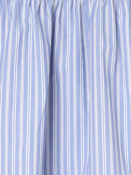 【多機能】フリル切替スキッパーシャツ（オフホワイト/ブラック/サックスブルー/ネイビー）｜Samansa Mos2（サマンサ モスモス）通販