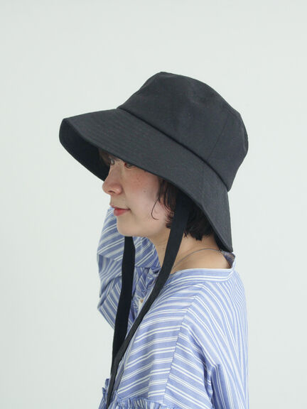 【遮熱/消臭効果】リネン混ハット（ブラック/ベージュ）｜Samansa Mos2（サマンサ モスモス）通販