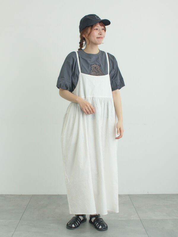 【メルヘン×Samansa Mos2】総刺繍ワンピース（オフホワイト）｜Samansa Mos2（サマンサ モスモス）通販