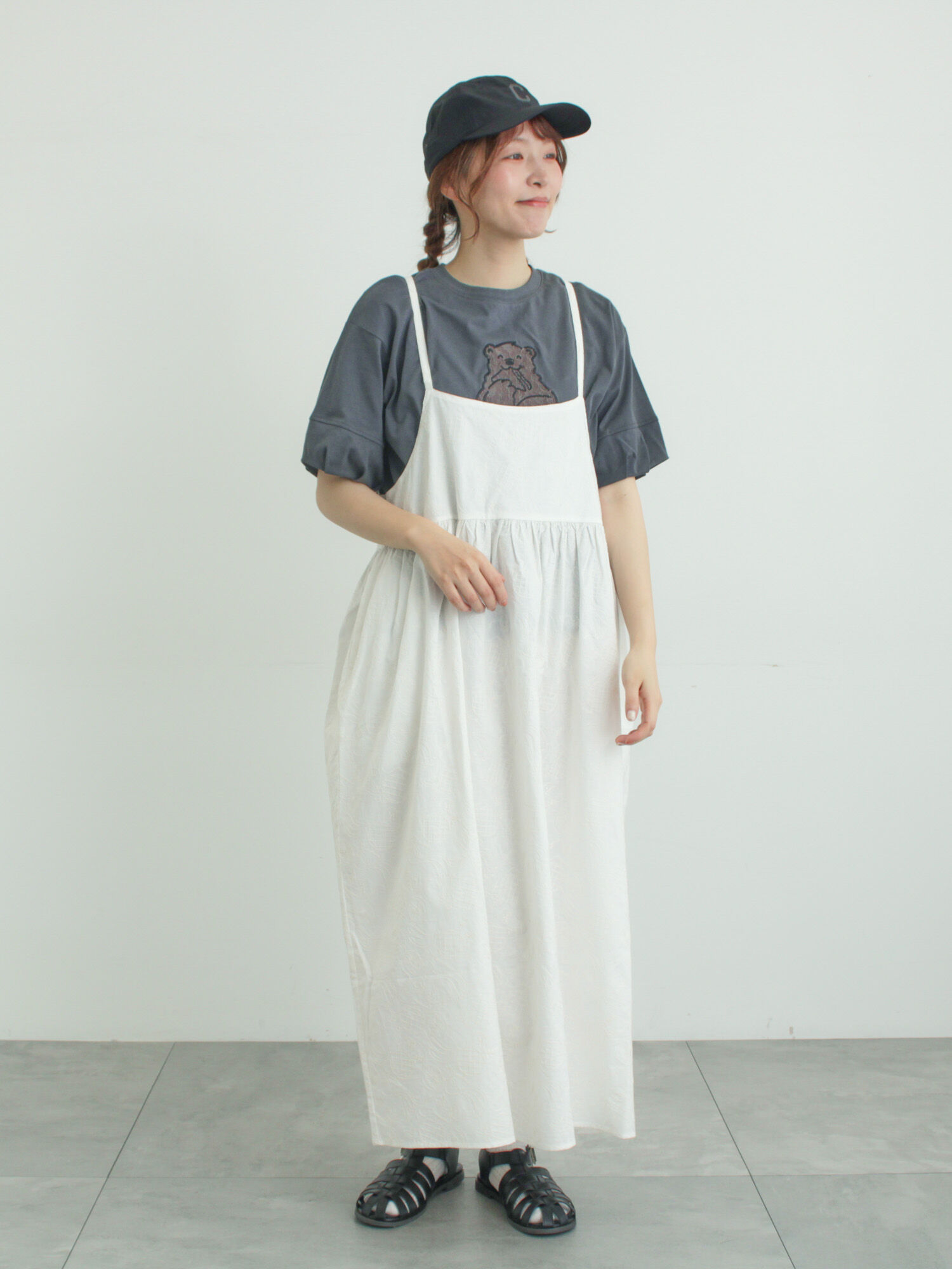 セール】 【メルヘン×Samansa Mos2】総刺繍ワンピース（オフホワイト