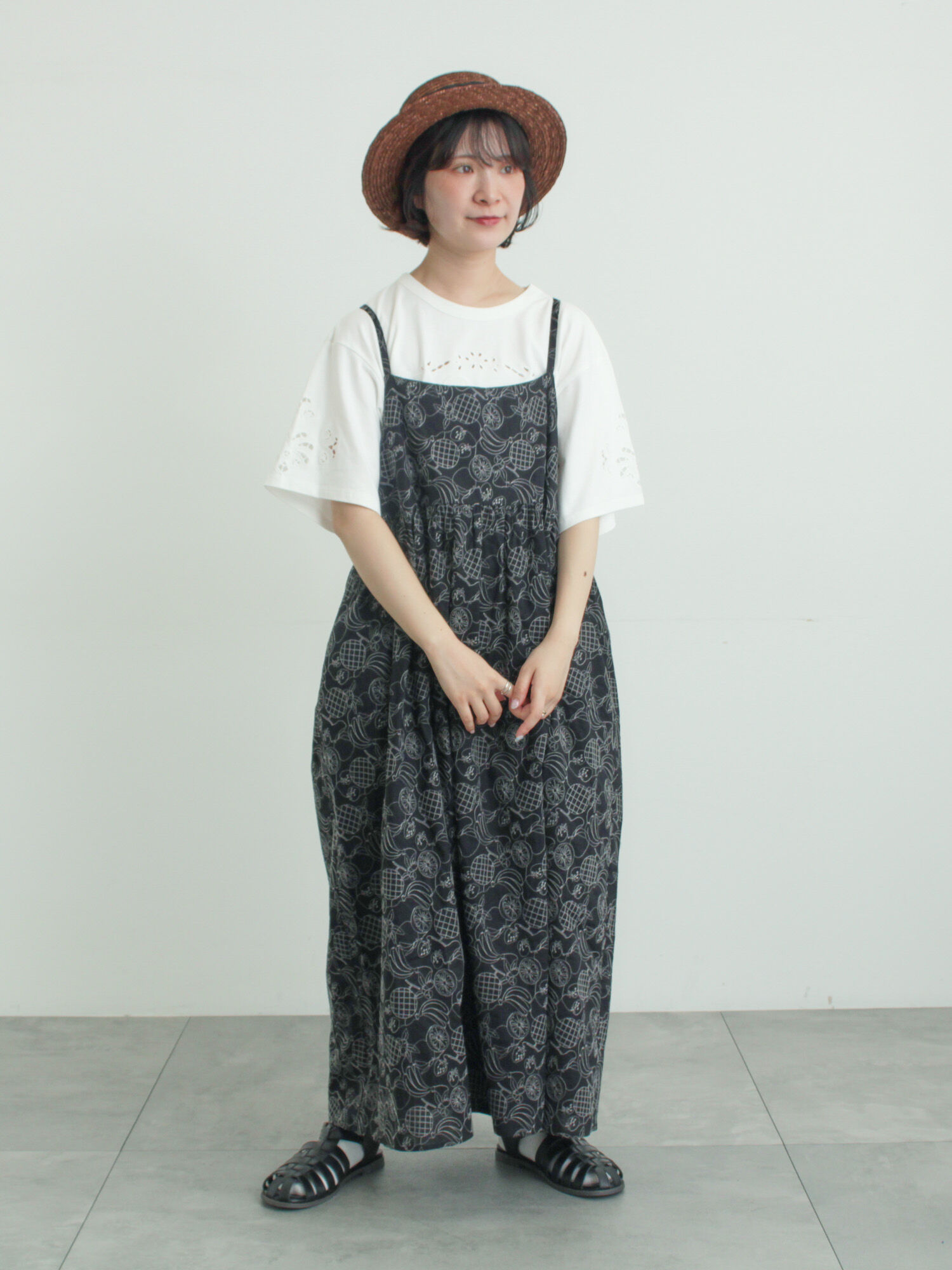セール】 【メルヘン×Samansa Mos2】総刺繍ワンピース（オフホワイト