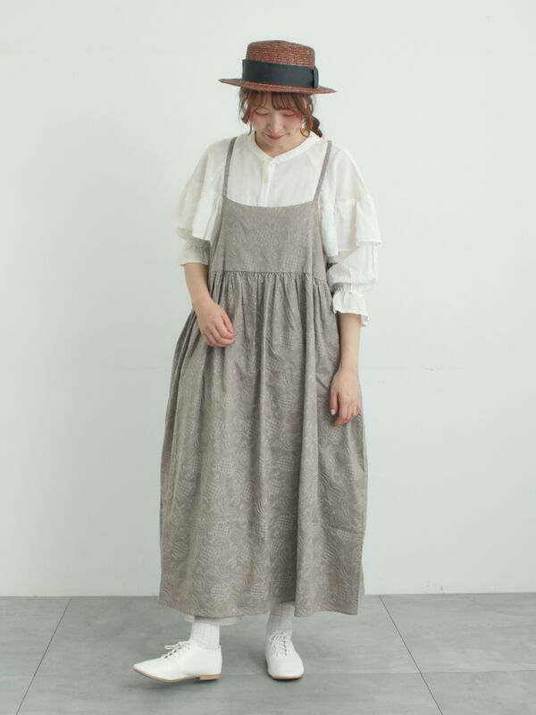 【メルヘン×Samansa Mos2】総刺繍ワンピース（モカ）｜Samansa Mos2（サマンサ モスモス）通販